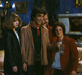 Nathalie Baye, Grard Darmon, Vincent Lindon et Michel Galabru dans le film de Bertrand Blier, Notre histoire