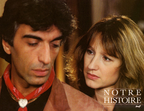 Nathalie Baye et Grard Darmon dans le film de Bertrand Blier, Notre histoire
