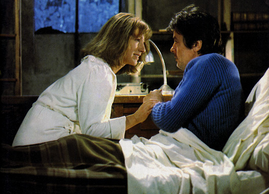 Nathalie Baye et Alain Delon dans le film de Bertrand Blier, Notre histoire